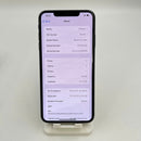 iPhone XS Max 256GB Silver, kondisi 98%, baterai 100%. Ponsel ini sudah dibayar lunas untuk layanan jaringan dan berfungsi seperti produk Apple internasional (goresan kecil pada bezel dan layar, nomor telepon ditampilkan). - HH8014 