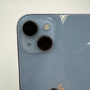 iPhone 14 Plus 256GB Biru, kondisi 98%, baterai 100%. Tagihan jaringan seluler sudah dibayar, berfungsi seperti perangkat Apple internasional (goresan pada bezel kamera, goresan pada layar, retak di bagian tepi, dll.) - HH4469 