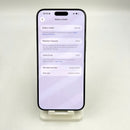 iPhone 15 Pro Max 1TB Hitam Titanium 98% baterai 100% Versi Apple Internasional (banyak goresan layar, noda 0,5x, baterai diganti) - HH9393