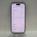 iPhone 16 Pro 256GB Kondisi Asli 98% Baterai 93% Impor Internasional dari SB (Tidak menggunakan SIM SB - noda di bagian belakang, goresan di layar) - HH6491 