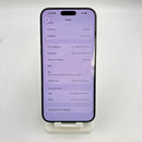 iPhone 15 Pro Max 256GB Biru Titanium 98% baterai 86% Versi Apple Internasional (noda 0,5x, bezel tergores parah) - HH6781
