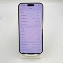 iPhone 15 Pro Max 256GB Biru Titanium 98% baterai 86% Versi Apple Internasional (noda 0,5x, bezel tergores parah) - HH6781