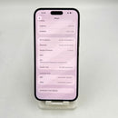 iPhone 14 Pro Max 128GB Deep Purple, kondisi baterai 98%, 85% baterai, versi internasional dari Australia (Tidak menggunakan SIM Australia - terdapat 3 noda dan goresan cat pada bezel) - HH4643 