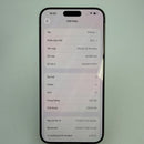 iPhone 15 Pro Max 256GB Biru Titanium 98% baterai 86% Versi Apple Internasional (noda 0,5x, bezel tergores parah) - HH6781