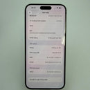 iPhone 15 Pro Max 256GB Biru Titanium 98% baterai 86% Versi Apple Internasional (noda 0,5x, bezel tergores parah) - HH6781