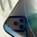 iPhone 15 Pro Max 256GB Biru Titanium 98% baterai 86% Versi Apple Internasional (noda 0,5x, bezel tergores parah) - HH6781