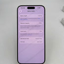 iPhone 15 Pro Max 256GB Biru Titanium 98% baterai 86% Versi Apple Internasional (noda 0,5x, bezel tergores parah) - HH6781