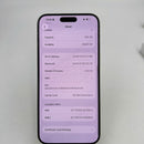 iPhone 15 Pro Max 256GB Biru Titanium 98% baterai 86% Versi Apple Internasional (noda 0,5x, bezel tergores parah) - HH6781