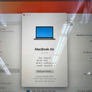 MacBook Air 2020 13.3" Space Gray M1/8GB/256GB Baterai 99% Siklus Pengisian Daya 93% BPTN 