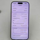 iPhone 16 Pro Max 256GB Desert Titanium 98% baterai 87% Internasional Apple - HH1640