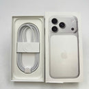 iPhone 17 Pro 1TB Silver Kondisi 99% Fullbox, Baterai 100%, Versi Internasional dari RKT (Tidak menggunakan SIM RKT - Hanya diisi daya dua kali) - HH1259 