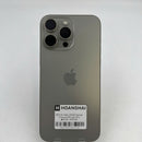 iPhone 15 Pro Max 256GB Biru Titanium 98% baterai 86% Versi Apple Internasional (noda 0,5x, bezel tergores parah) - HH6781