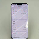 iPhone 15 Pro Max 256GB Biru Titanium 98% baterai 86% Versi Apple Internasional (noda 0,5x, bezel tergores parah) - HH6781