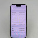 iPhone 15 Pro 256GB Hitam 98% baterai 87% Versi internasional dari AU (Tidak menggunakan SIM AU - goresan cat di tepi, perubahan warna di bagian belakang, noda 0,5x/3x) - HH7140 