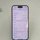 iPhone 15 Pro 128GB Putih, baterai 98%, 87%, versi Apple Internasional (kerusakan kamera, goresan pada bezel, perubahan warna pada bagian belakang) - HH8953 