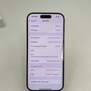iPhone 15 Pro 128GB Putih, baterai 98%, 87%, versi Apple Internasional (kerusakan kamera, goresan pada bezel, perubahan warna pada bagian belakang) - HH8953 