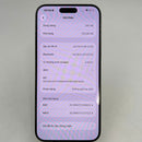 iPhone 15 Pro Max 1TB Hitam Titanium 98% baterai 100% Versi Apple Internasional (banyak goresan layar, noda 0,5x, baterai diganti) - HH9393