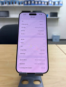 iPhone 16 Pro Max 256GB Black Titanium 98% pin 96% Quốc Tế Apple (Có xước - Esim,LL/A) - HH7475
