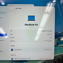 Macbook Air 2022 13.6 inci Midnight M2/ RAM 8GB/ SSD 512GB Kondisi 98%, Siklus Pengisian Daya 90, BPTN 