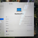 Macbook Pro 2019 13,3 inci Space Gray Intel Core i7/ RAM 16GB/ SSD 256GB Baterai 97% 100% Terisi daya 3 kali BPTN (Baterai diganti, casing rusak, perubahan warna)