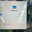 Macbook Pro 2019 13,3 inci Space Gray Intel Core i7/ RAM 16GB/ SSD 256GB Baterai 97% 100% Terisi daya 3 kali BPTN (Baterai diganti, casing rusak, perubahan warna)