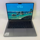 Macbook Pro 2023 14 inci Abu-abu Apple M3/ RAM 8GB/ SSD 512GB Baterai 98% (Sudah diisi daya 47 kali) BPTA Seperti Baru 
